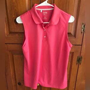 Sleeveless golf or tennis top